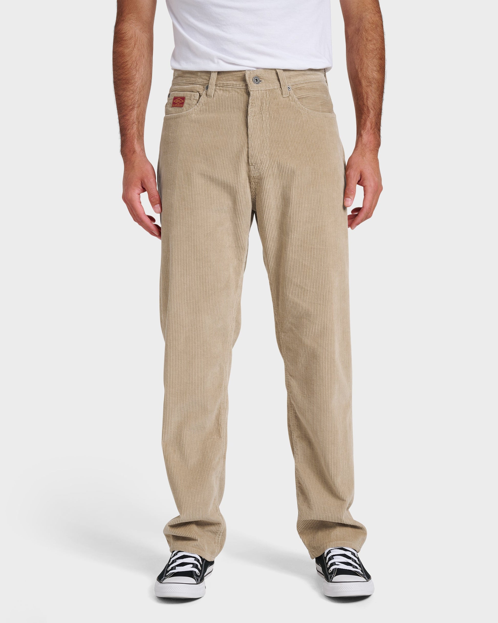 Landers Cord Pants - Twill Quick Silver Twill