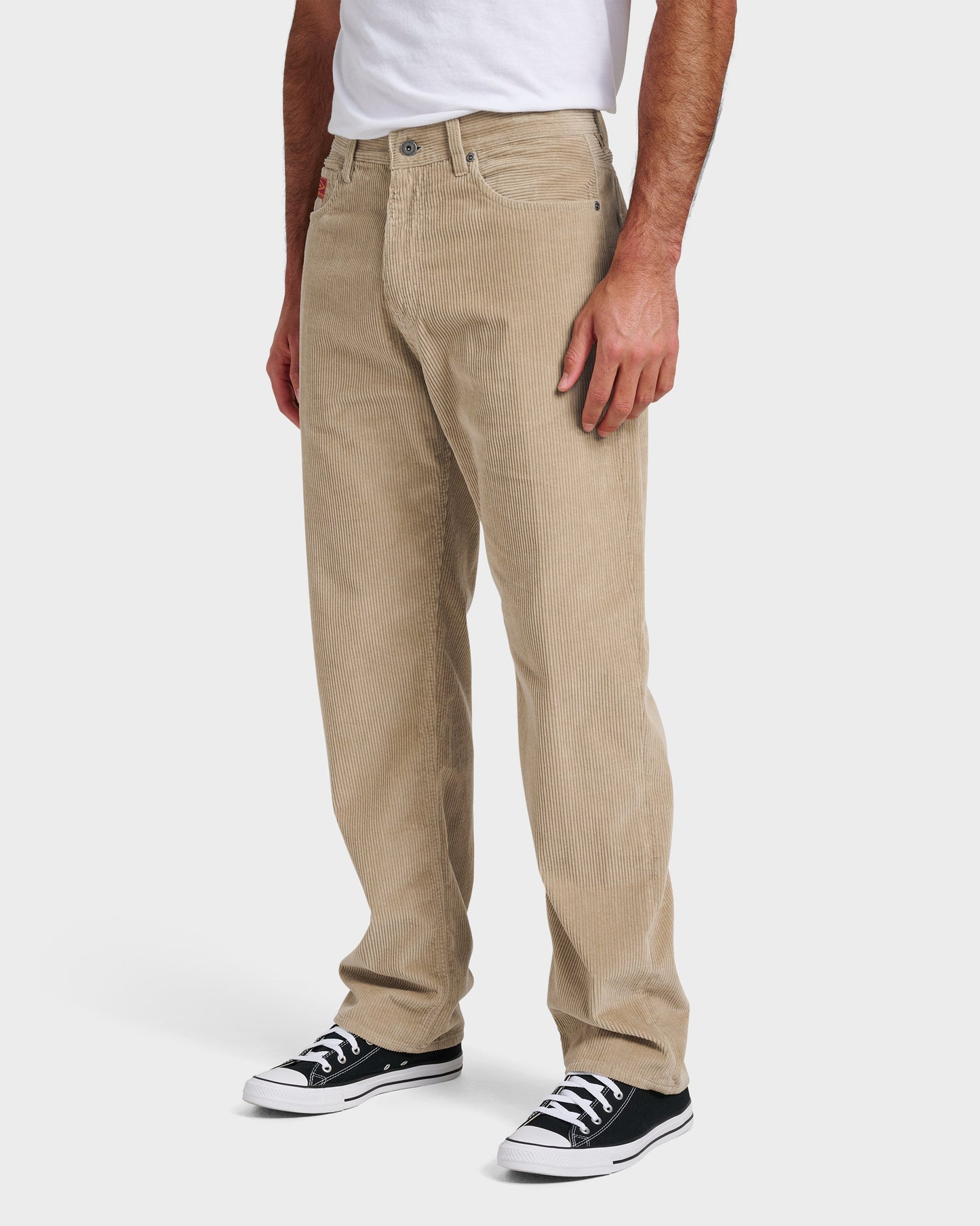 Landers Cord Pants - Twill Quick Silver Twill