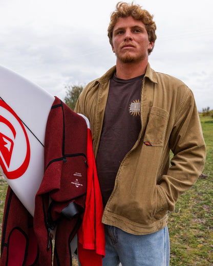 Surf Harrington Cord Jacket - Twill Quick Silver Twill