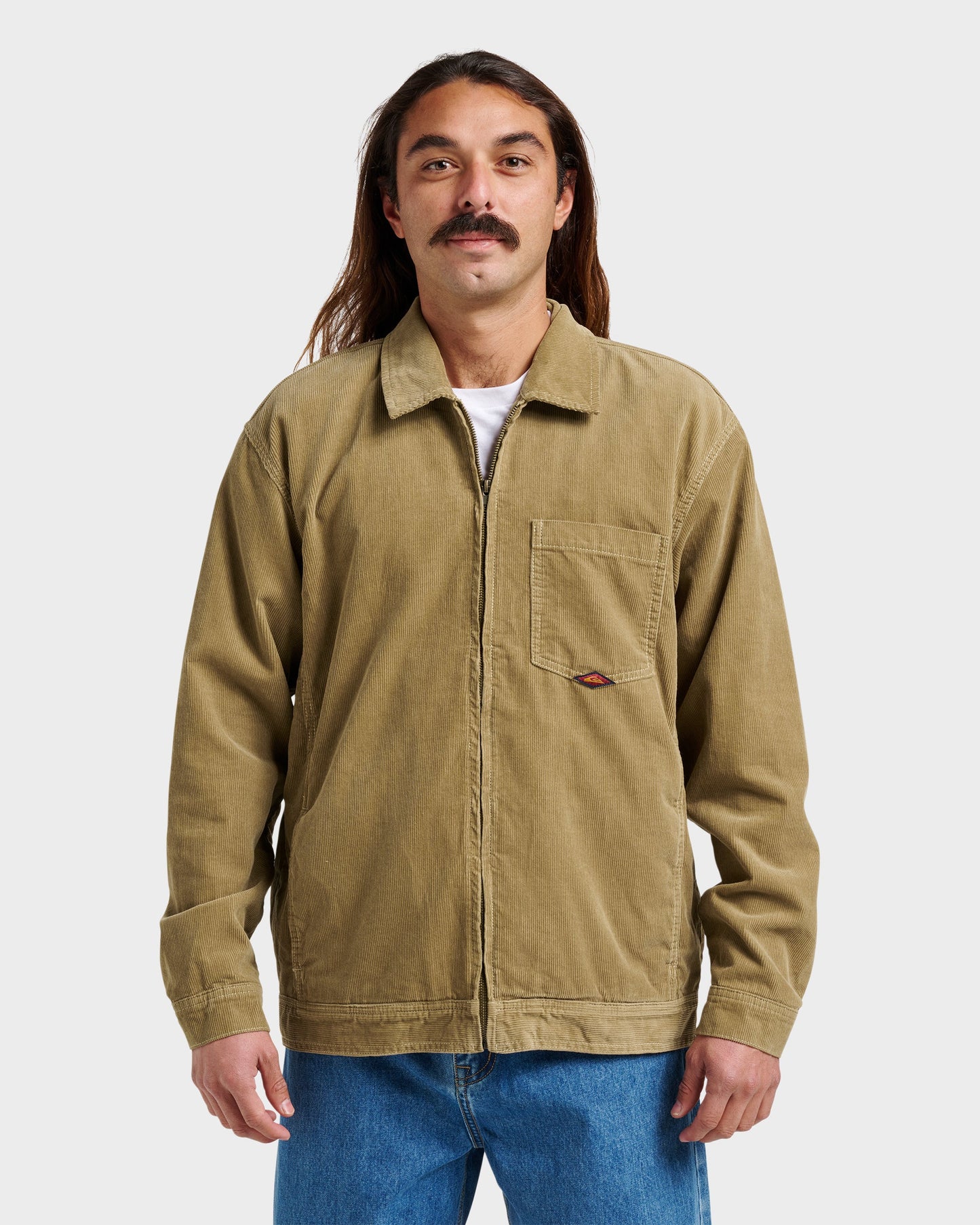 Surf Harrington Cord Jacket - Twill Quick Silver Twill