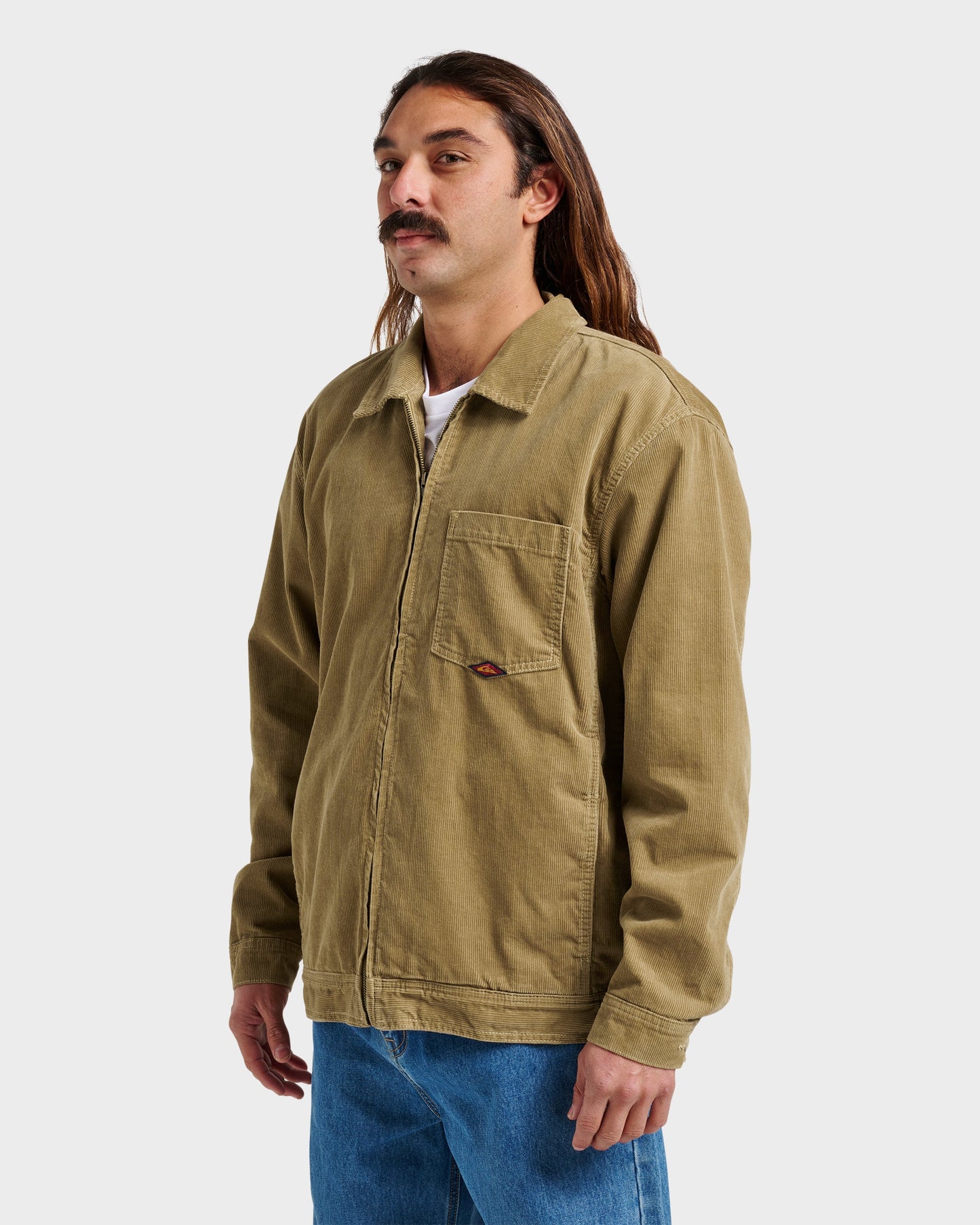 Surf Harrington Cord Jacket - Twill Quick Silver Twill
