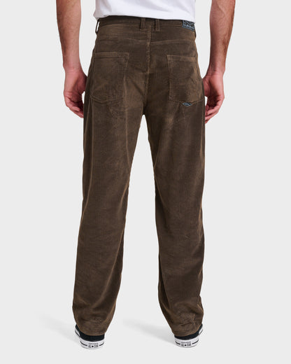Landers Cord Pants - Chocolate Brown Quick Silver Chocolate Brown
