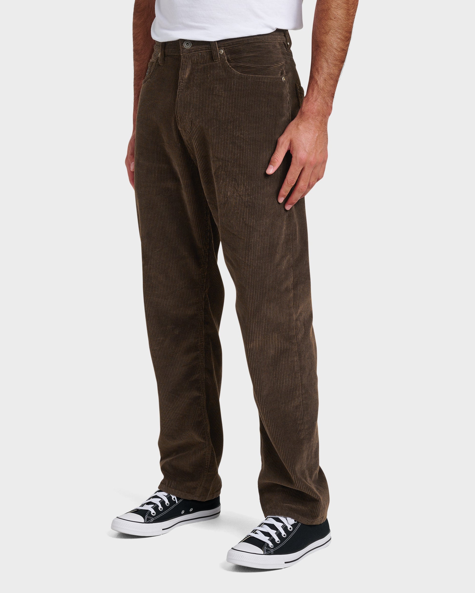 Landers Cord Pants - Chocolate Brown Quick Silver Chocolate Brown