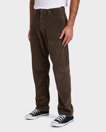 Landers Cord Pants - Chocolate Brown Quick Silver Chocolate Brown