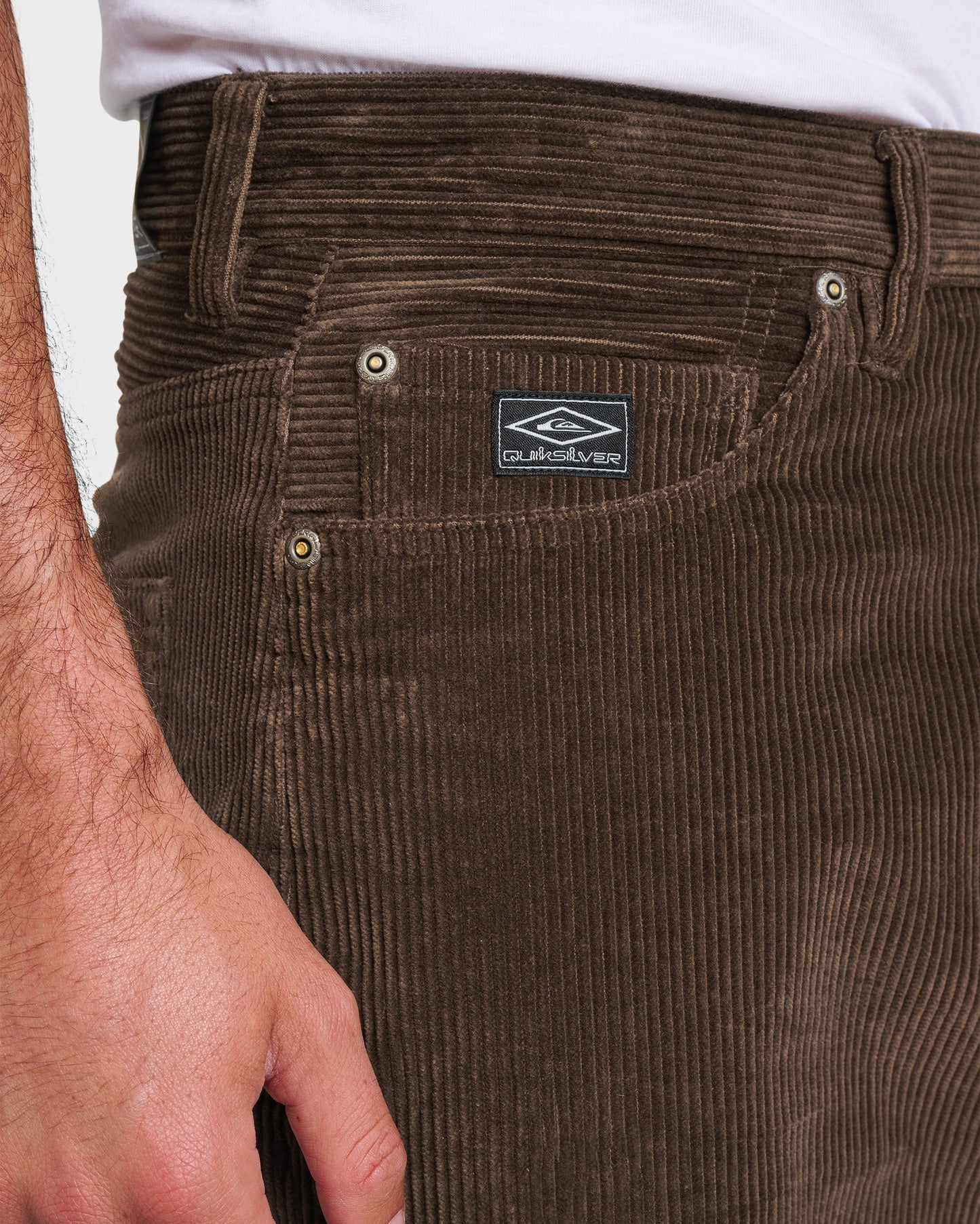 Landers Cord Pants - Chocolate Brown Quick Silver Chocolate Brown