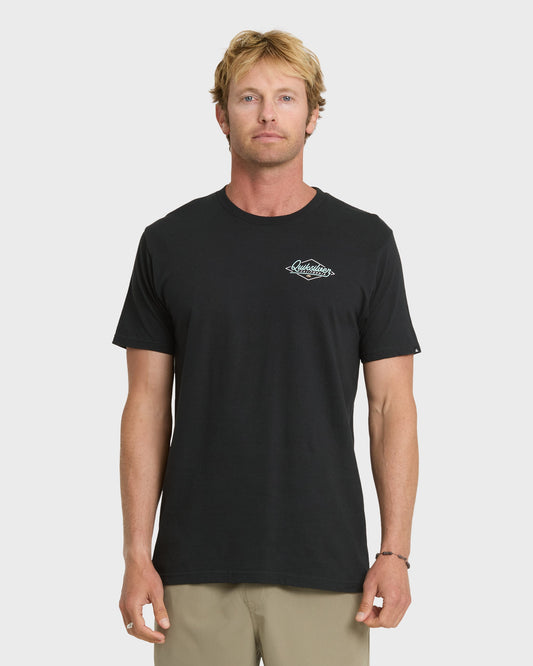 Cali Gold T-Shirt - Black Quick Silver Black