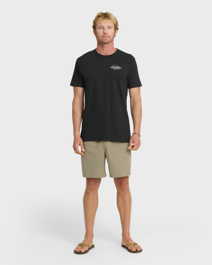 Cali Gold T-Shirt - Black Quick Silver Black