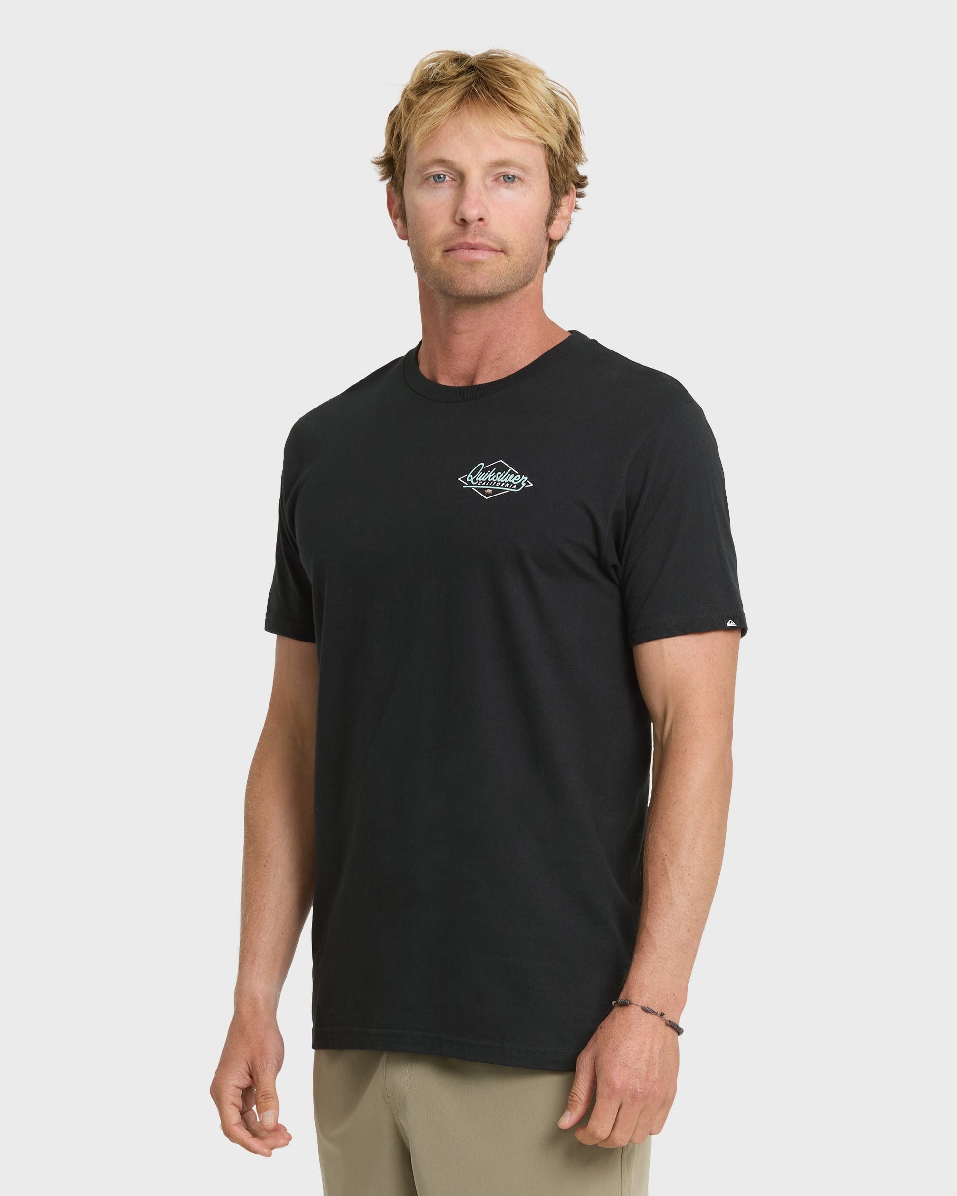 Cali Gold T-Shirt - Black Quick Silver Black
