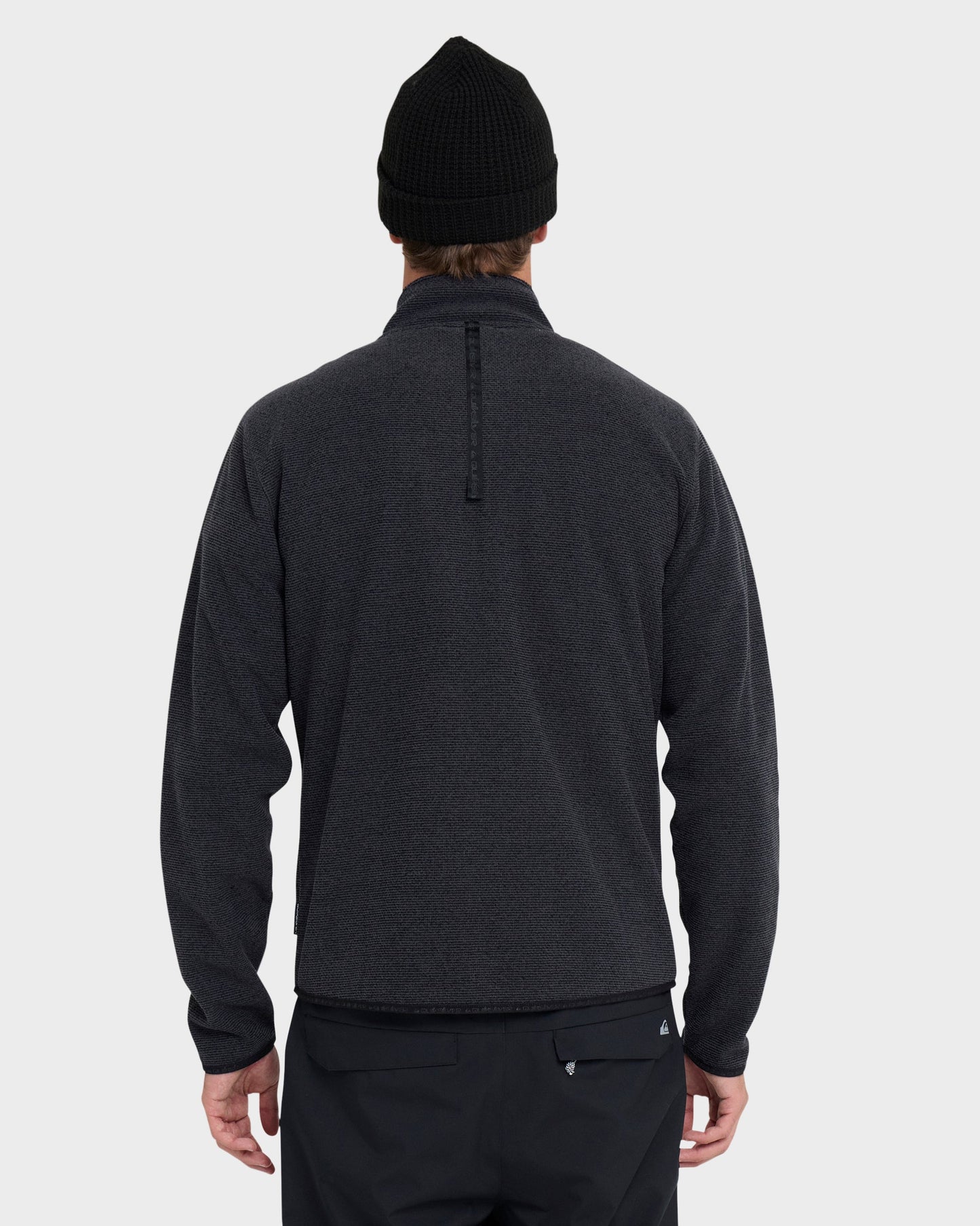 Aker Full Zip Technical Fleece - Black Quick Silver Black