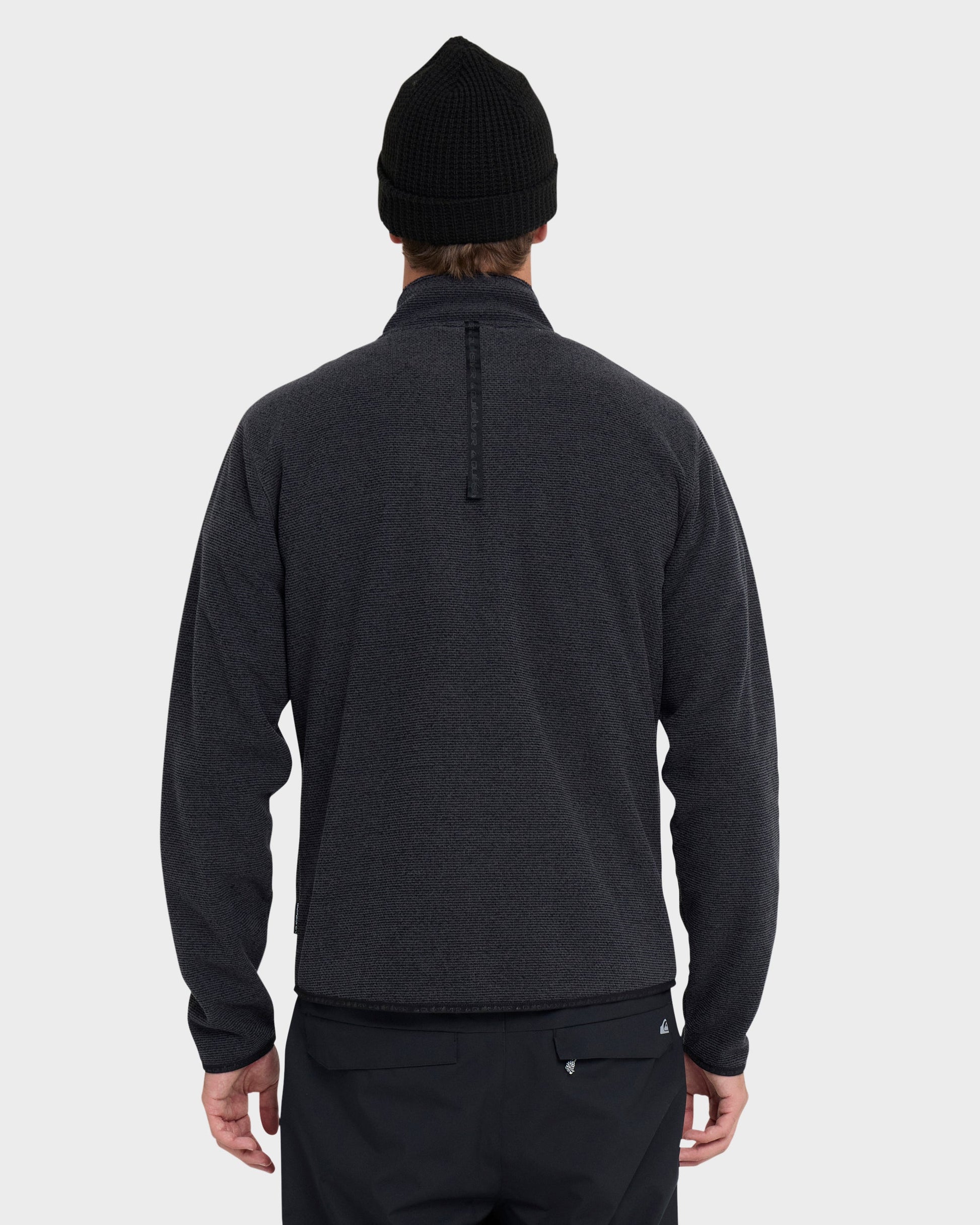 Aker Full Zip Technical Fleece - Black Quick Silver Black