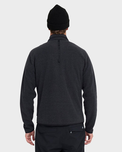 Aker Full Zip Technical Fleece - Black Quick Silver Black