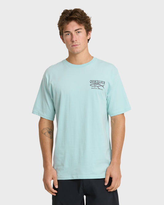 Waterman Deep Waters Classic T-shirt - Sterling Blue Quick Silver Sterling Blue