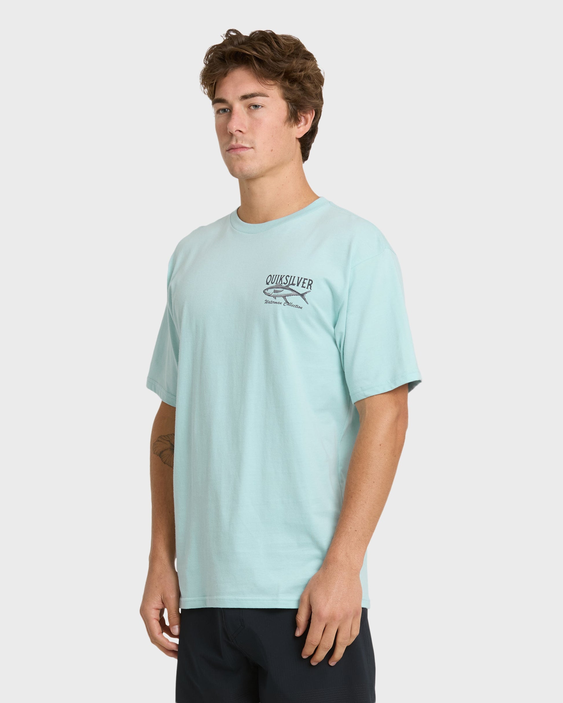 Waterman Deep Waters Classic T-shirt - Sterling Blue Quick Silver Sterling Blue