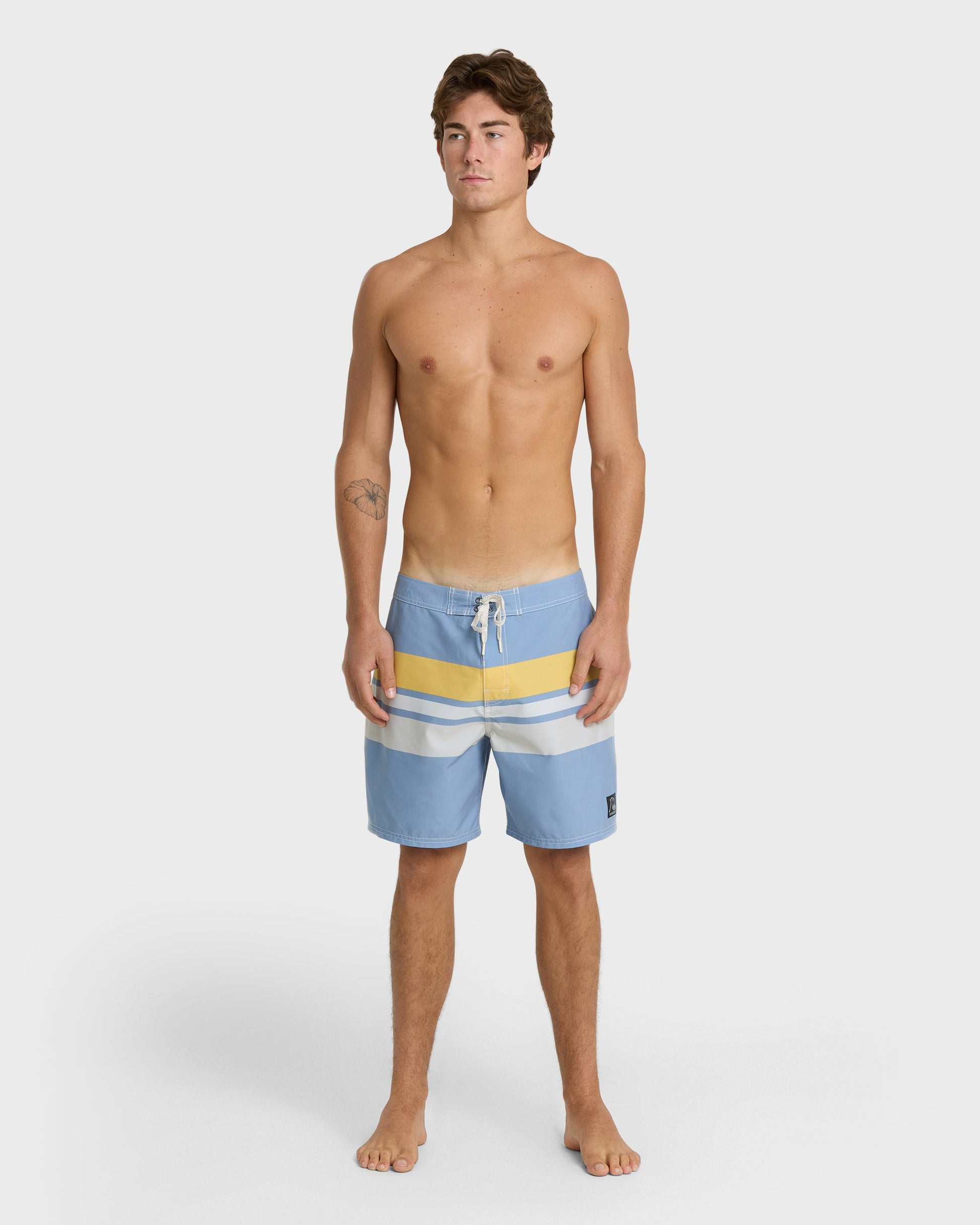 Original Straight Leg 18" Boardshorts - Ashley Blue Quick Silver Ashley Blue
