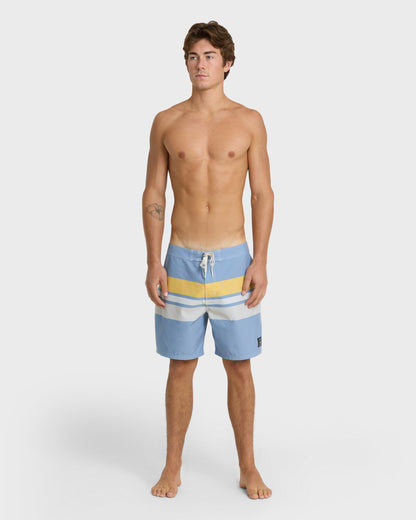 Original Straight Leg 18" Boardshorts - Ashley Blue Quick Silver Ashley Blue