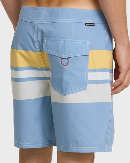 Original Straight Leg 18" Boardshorts - Ashley Blue Quick Silver Ashley Blue