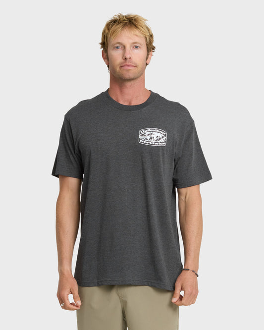 Global Local Classic T-shirt - Charcoal Heather Quick Silver Charcoal Heather