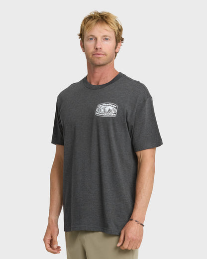 Global Local Classic T-shirt - Charcoal Heather Quick Silver Charcoal Heather