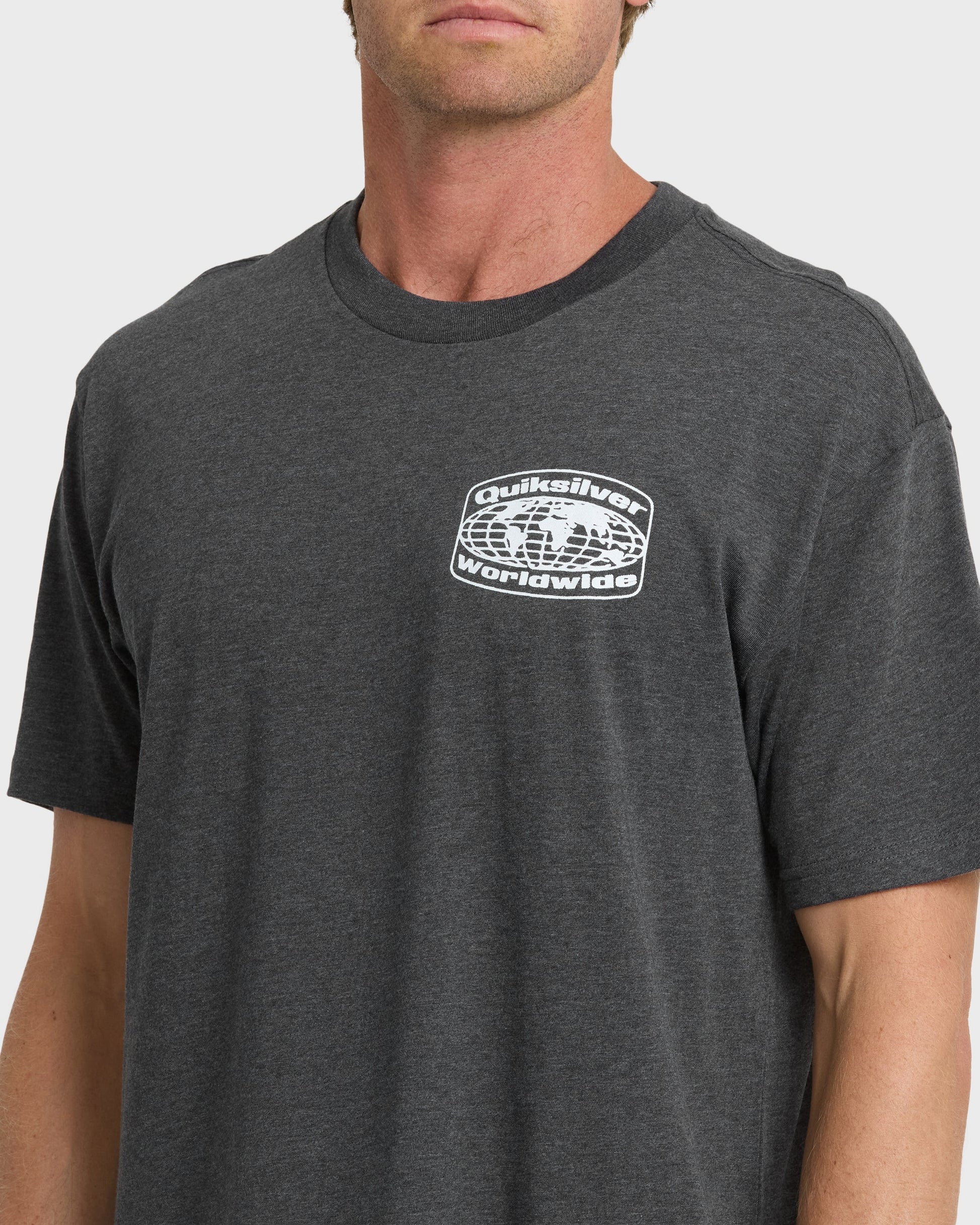 Global Local Classic T-shirt - Charcoal Heather Quick Silver Charcoal Heather