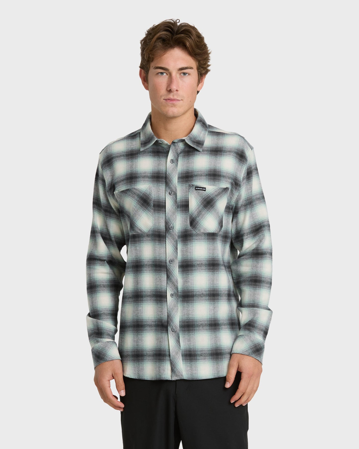Terrace Stretch Flannel Shirt - Moonstruck Quick Silver Moonstruck