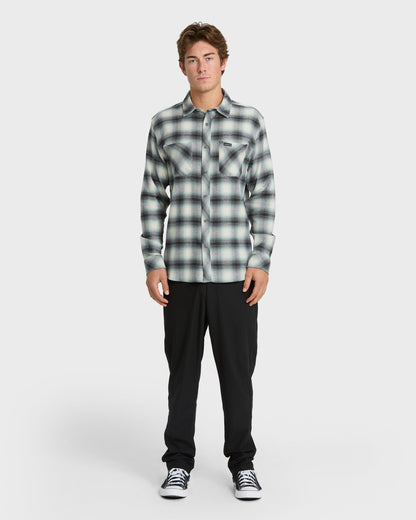 Terrace Stretch Flannel Shirt - Moonstruck Quick Silver Moonstruck