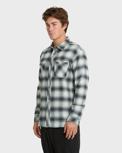 Terrace Stretch Flannel Shirt - Moonstruck Quick Silver Moonstruck