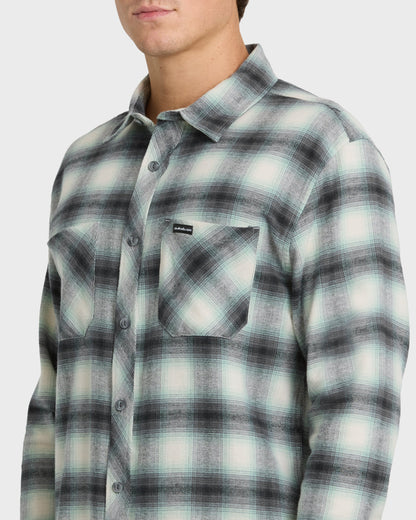 Terrace Stretch Flannel Shirt - Moonstruck Quick Silver Moonstruck