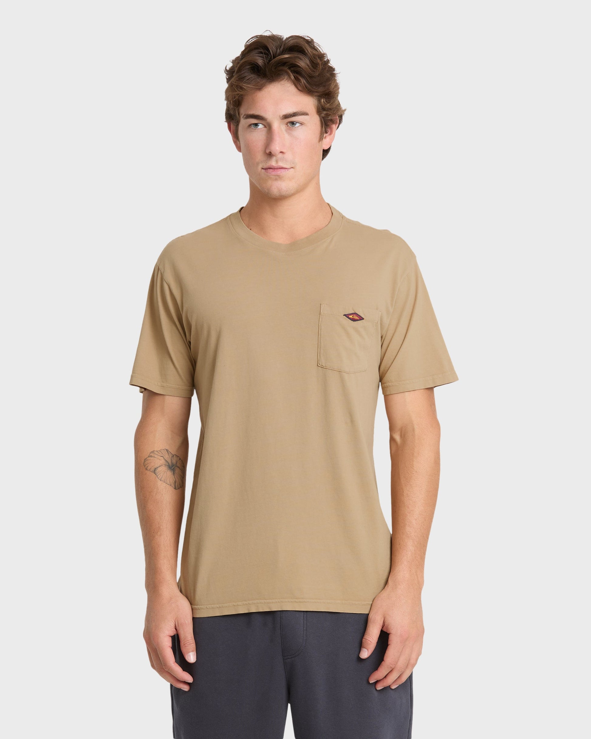 Saltwater Pocket Tee - Elmwood Quick Silver Elmwood