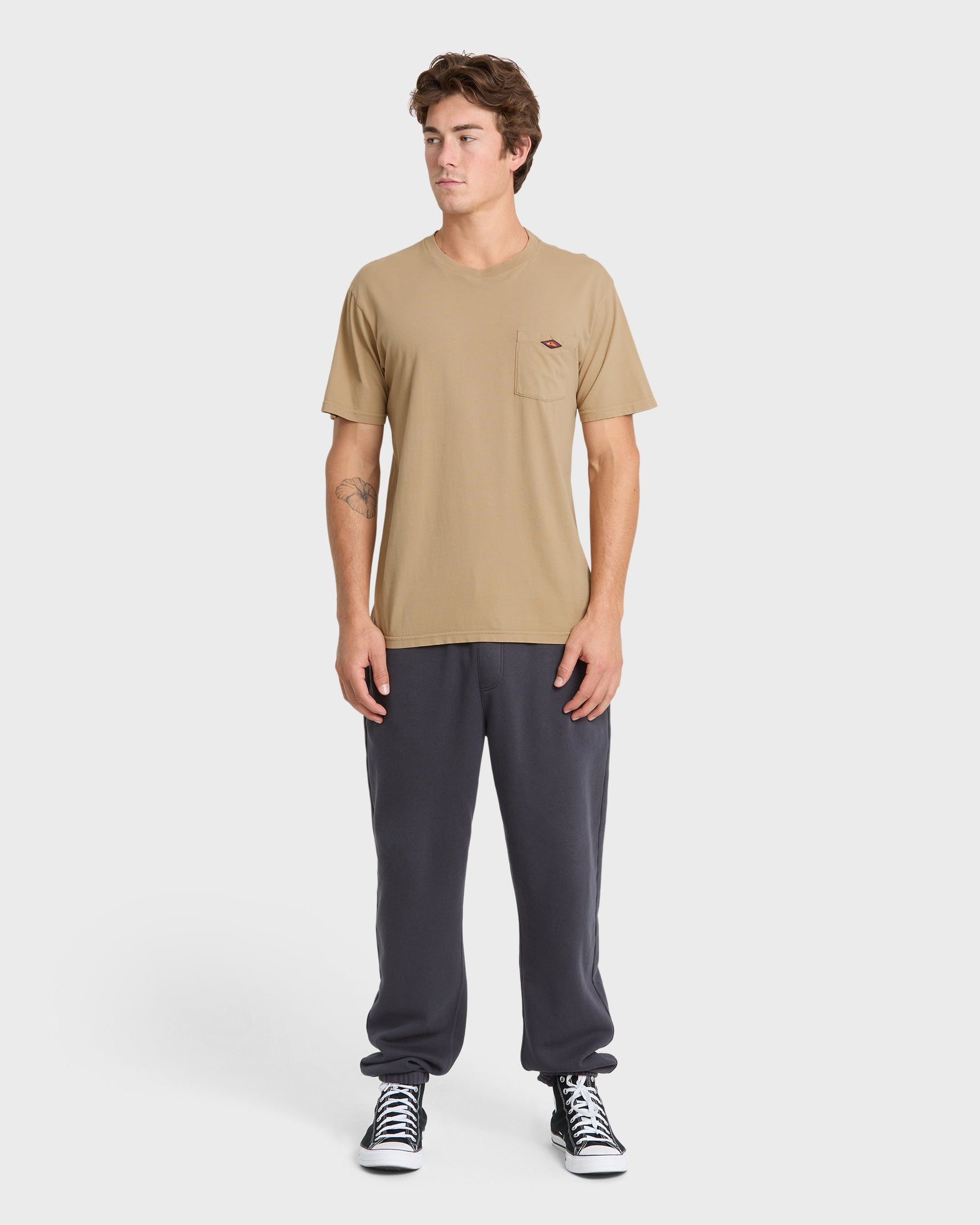 Saltwater Pocket Tee - Elmwood Quick Silver Elmwood