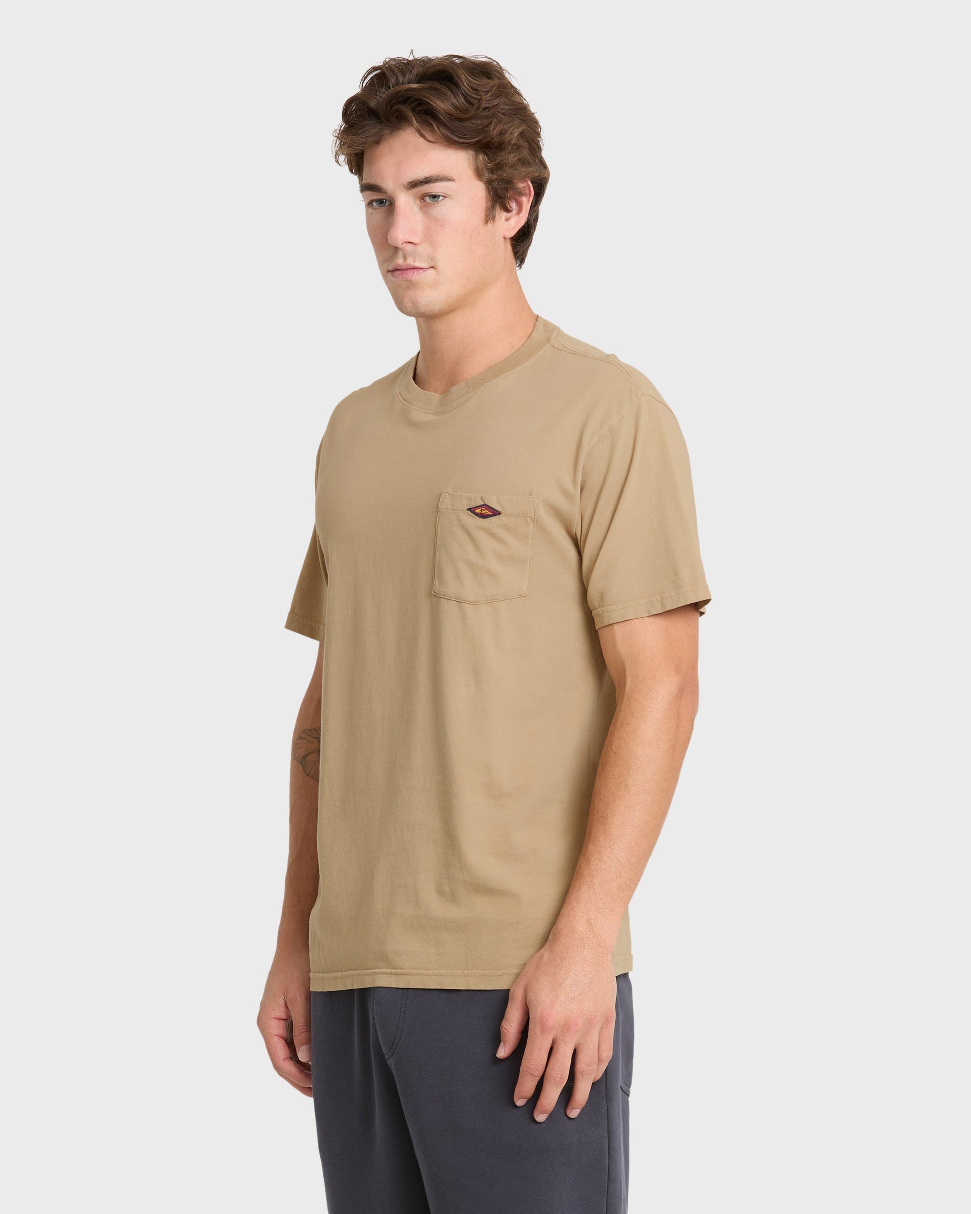 Saltwater Pocket Tee - Elmwood Quick Silver Elmwood