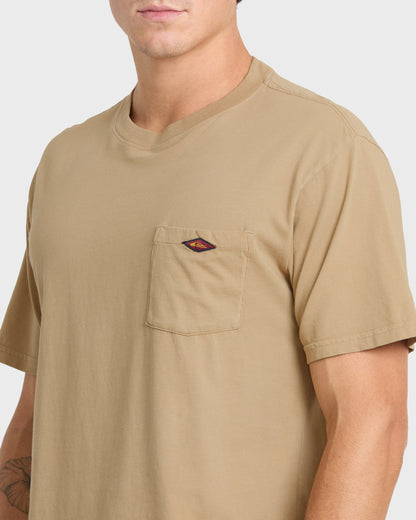 Saltwater Pocket Tee - Elmwood Quick Silver Elmwood