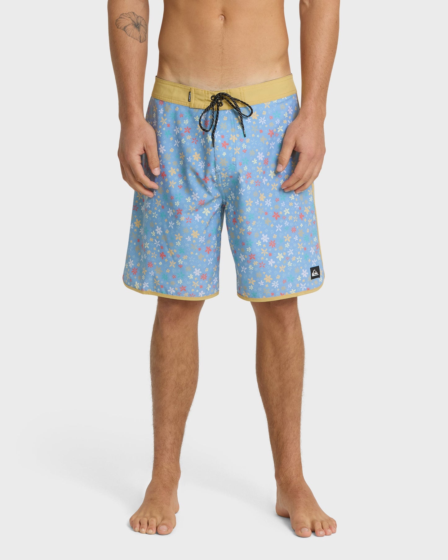 Surfsilk Scallop Ditsy 19" Boardshorts - Ashley Blue Quick Silver Ashley Blue