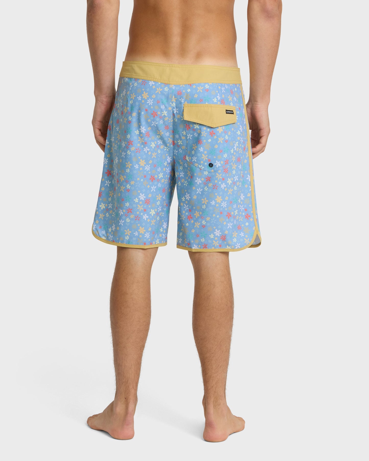 Surfsilk Scallop Ditsy 19" Boardshorts - Ashley Blue Quick Silver Ashley Blue