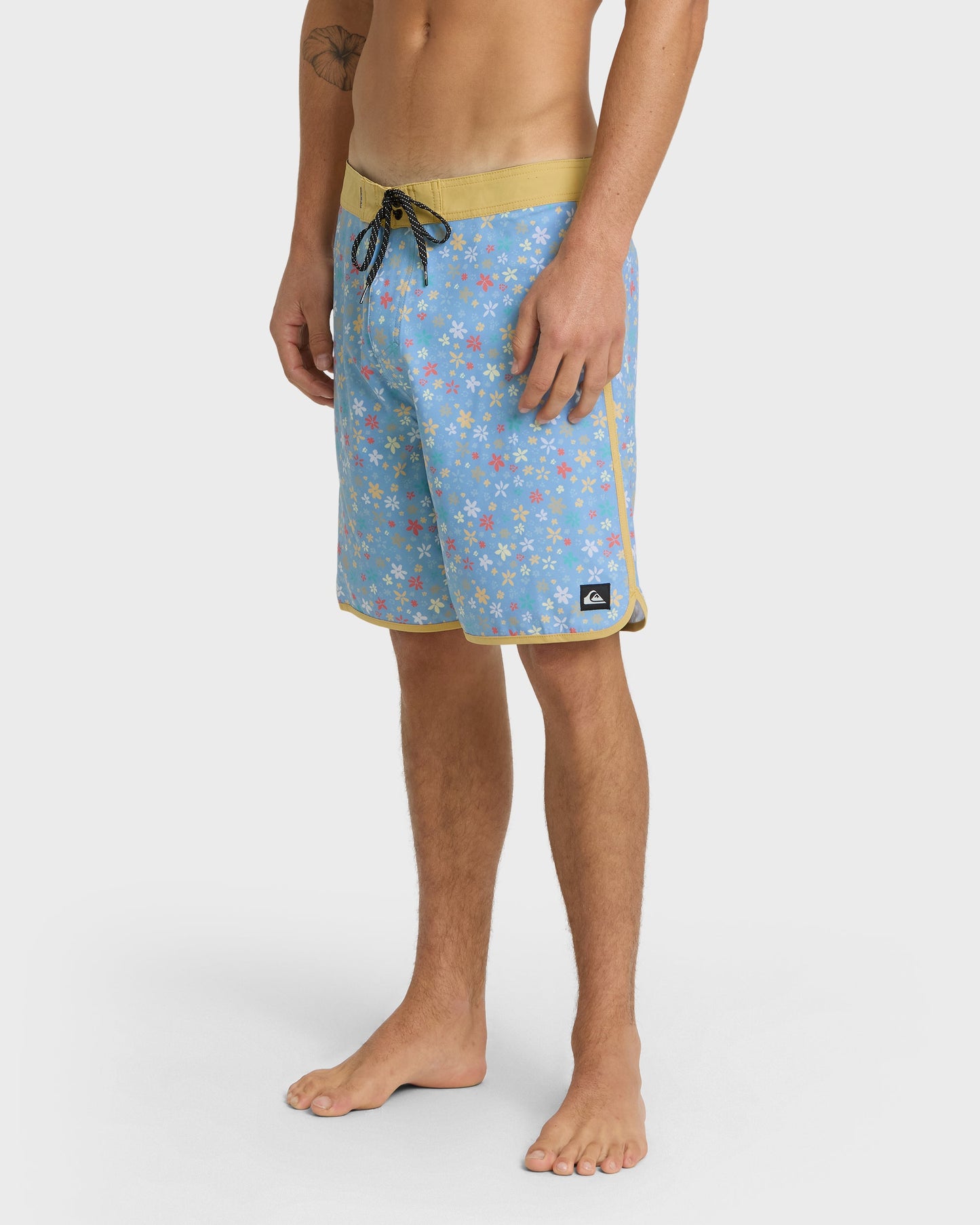 Surfsilk Scallop Ditsy 19" Boardshorts - Ashley Blue Quick Silver Ashley Blue