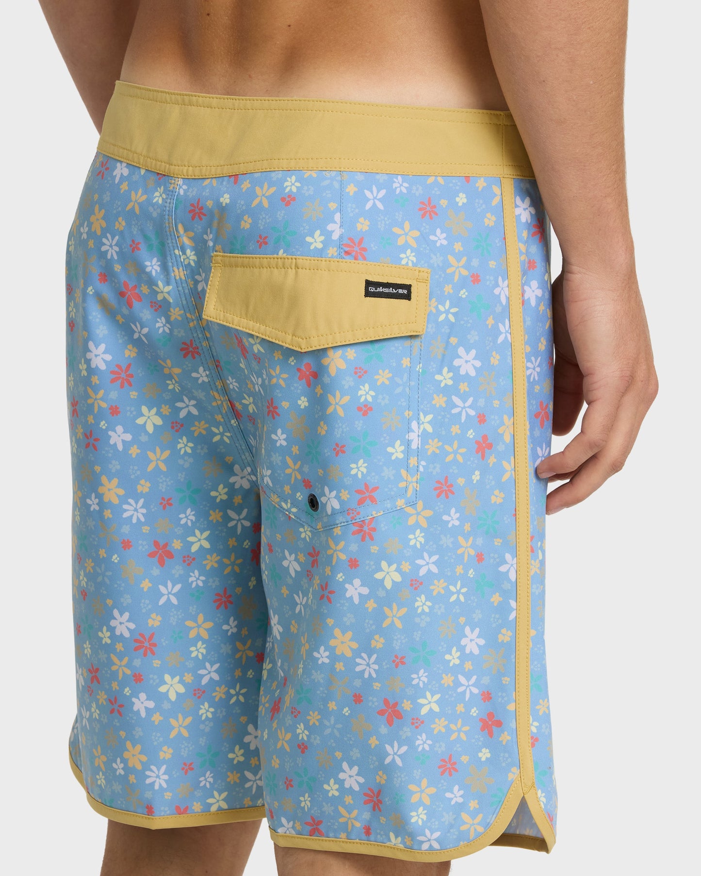 Surfsilk Scallop Ditsy 19" Boardshorts - Ashley Blue Quick Silver Ashley Blue