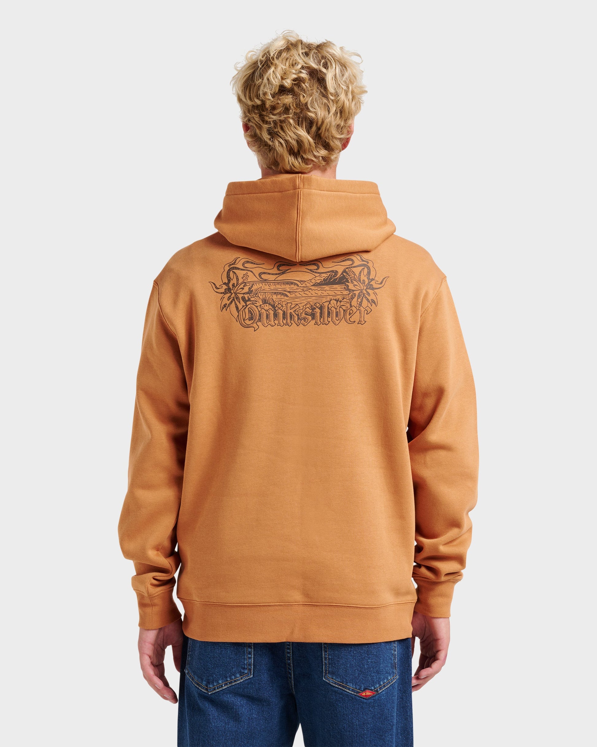 Graphic Hoodie - Almond Quick Silver Almond