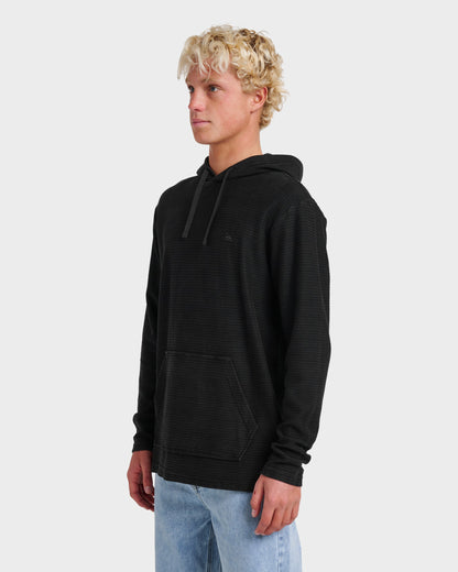 Alamitos Long Sleeve Hooded Top - Black Quick Silver Black