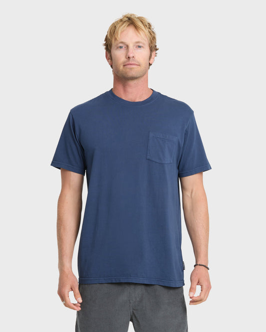 Saltwater Pocket Tee - Navy Quick Silver Navy