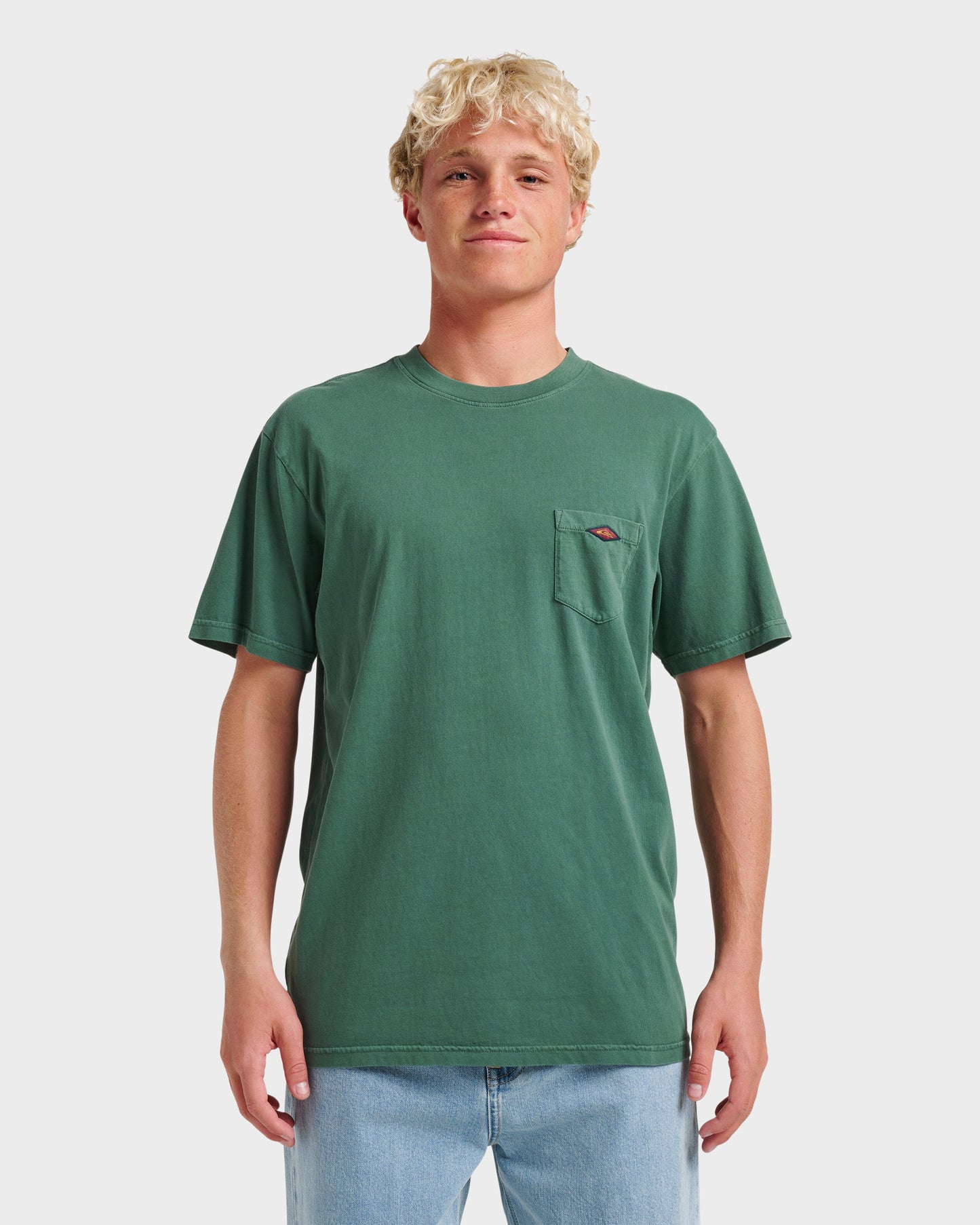 Saltwater Pocket Tee - Trekking Green Quick Silver Trekking Green