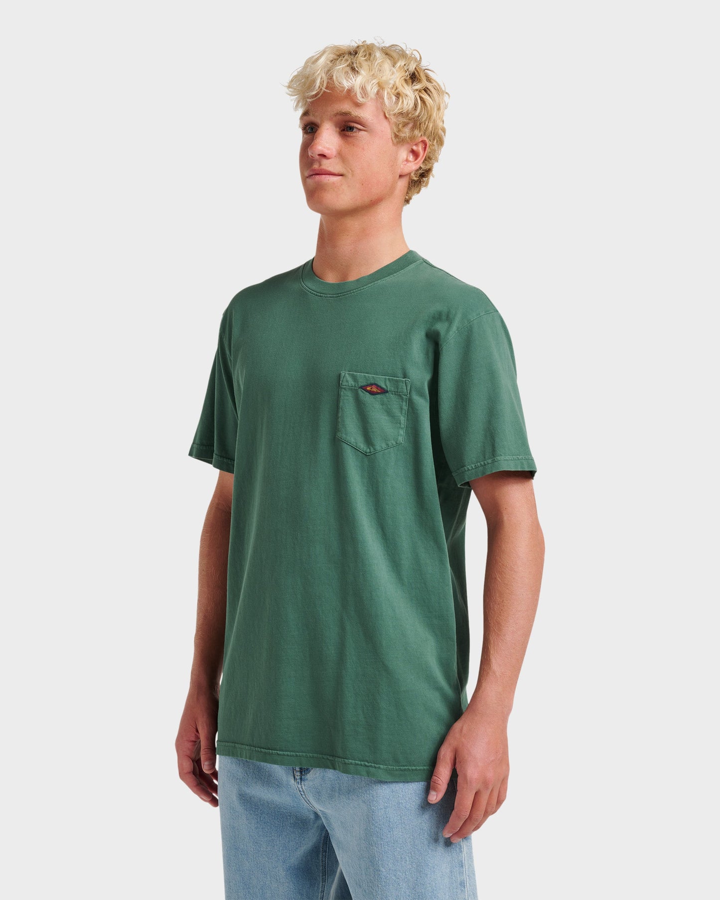 Saltwater Pocket Tee - Trekking Green Quick Silver Trekking Green