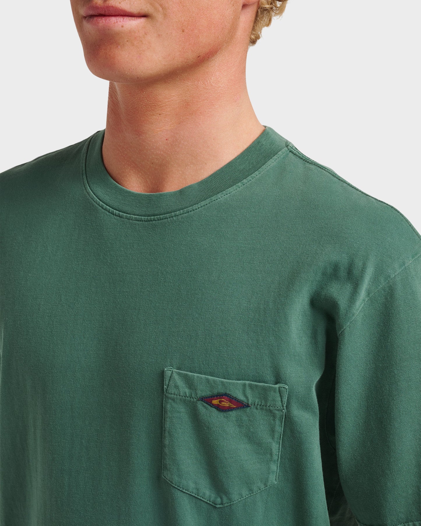 Saltwater Pocket Tee - Trekking Green Quick Silver Trekking Green