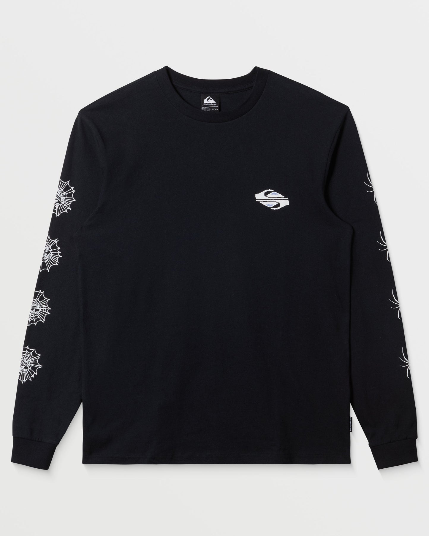 Webbed Long Sleeve T-Shirt - Black Quick Silver Black