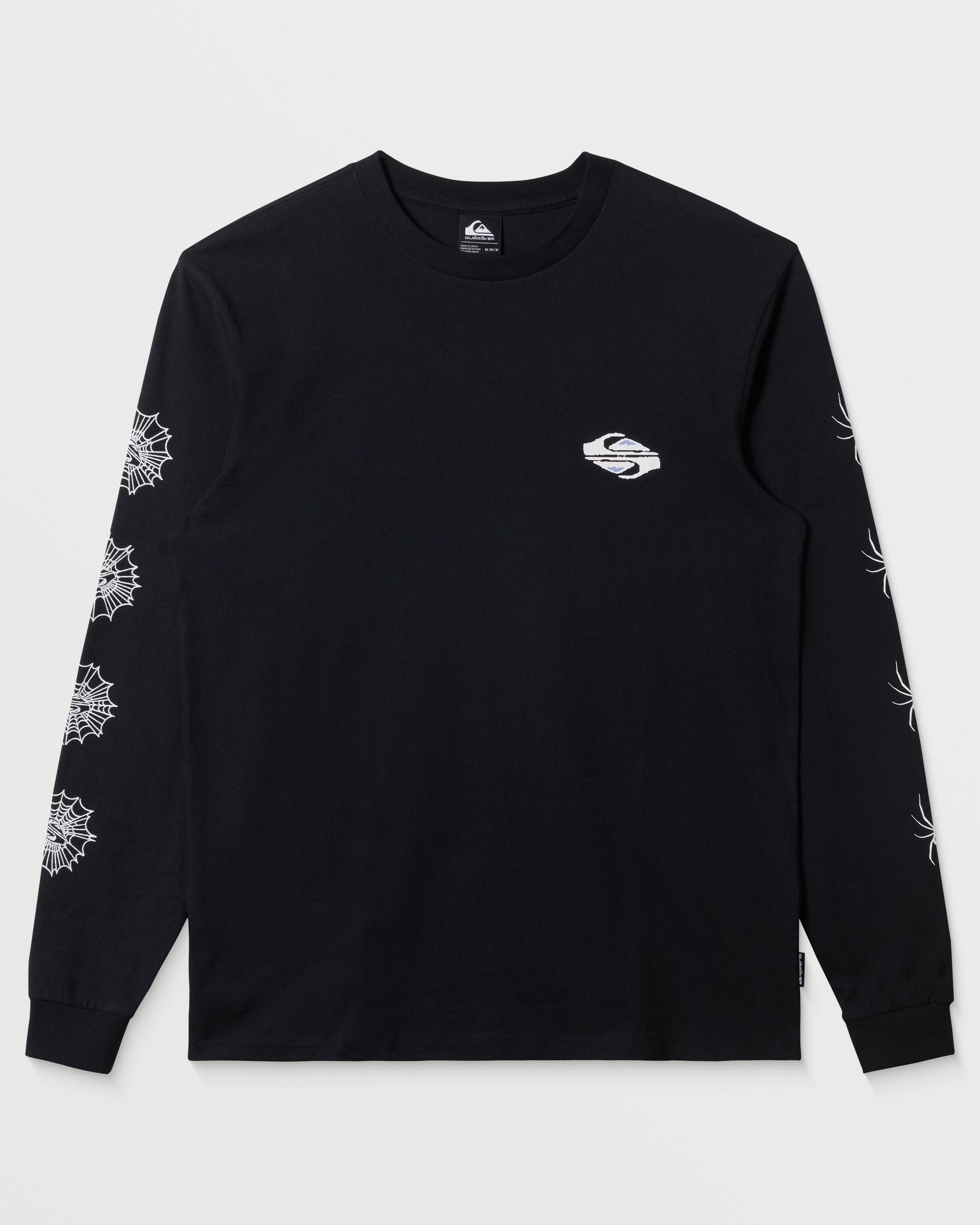 Webbed Long Sleeve T-Shirt - Black Quick Silver Black