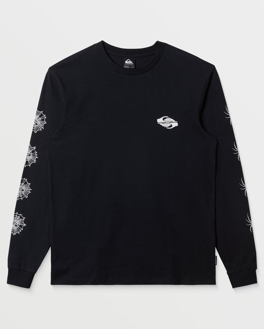 Webbed Long Sleeve T-Shirt - Black Quick Silver Black