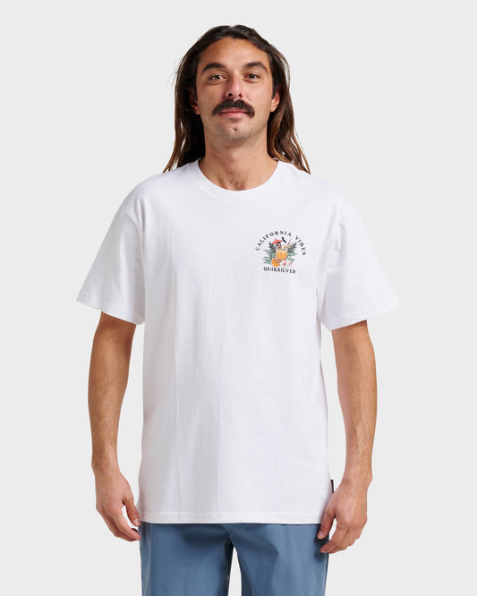 Ca California Vibes Classic T-shirt - White Quick Silver White