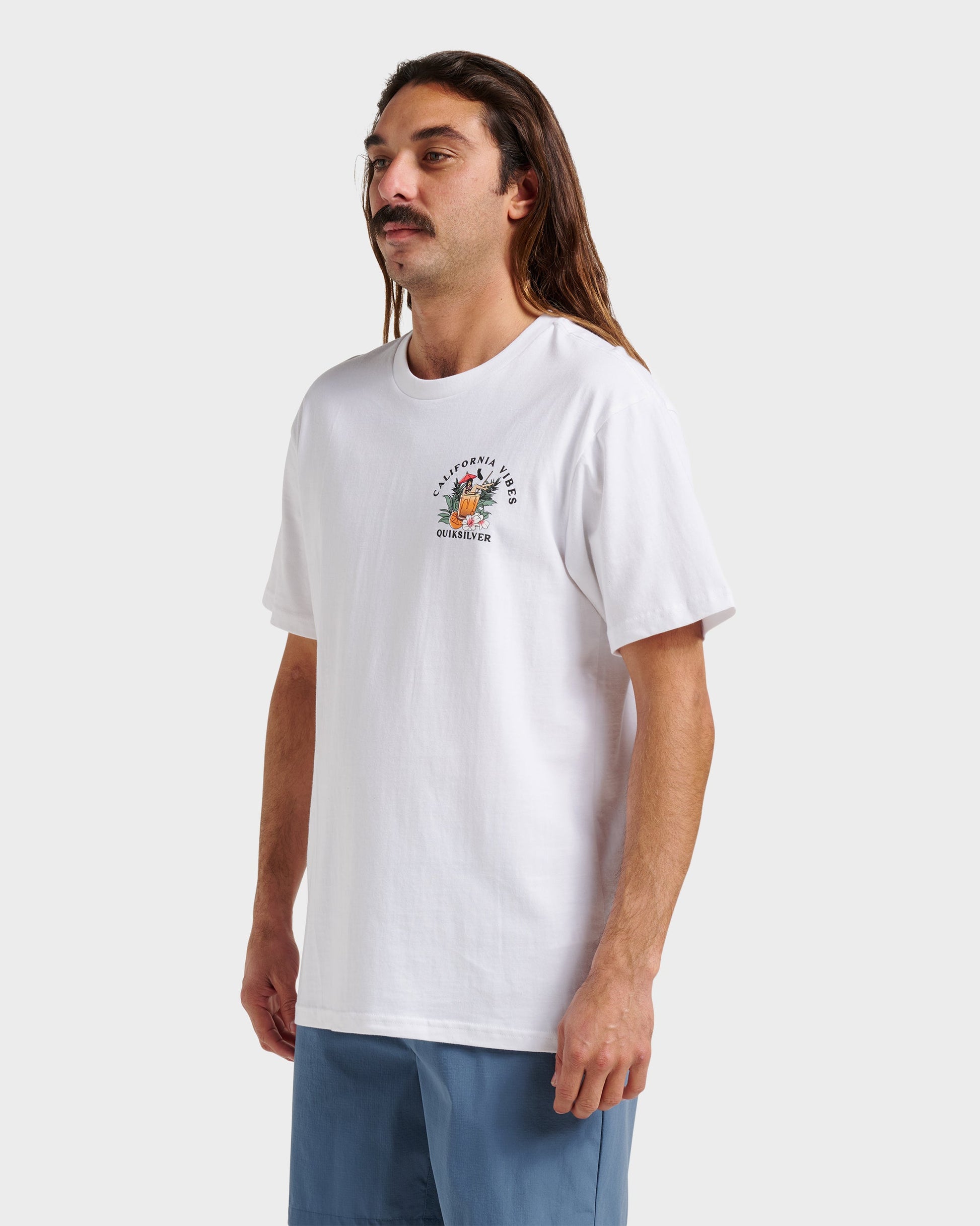 Ca California Vibes Classic T-shirt - White Quick Silver White
