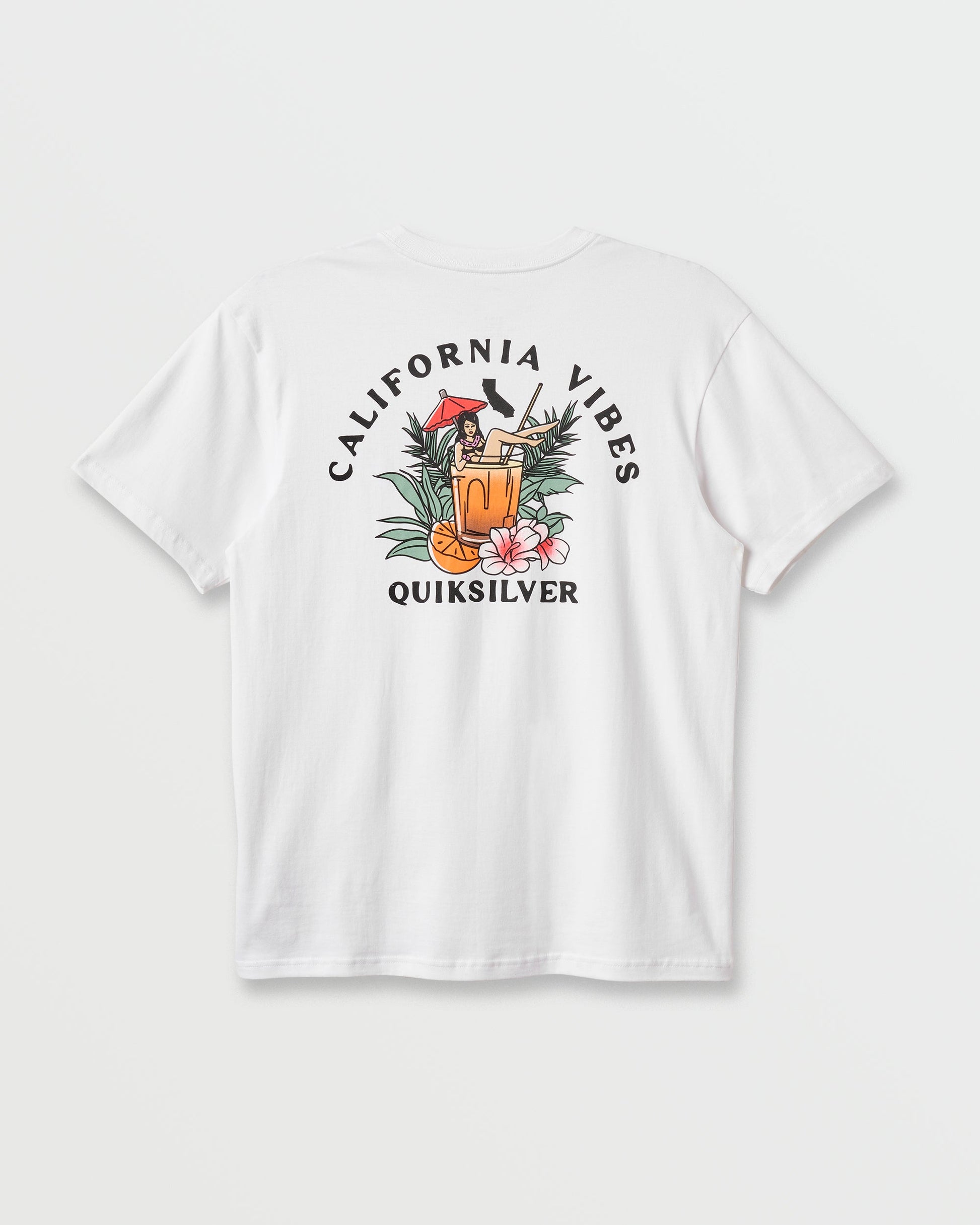 Ca California Vibes Classic T-shirt - White Quick Silver White