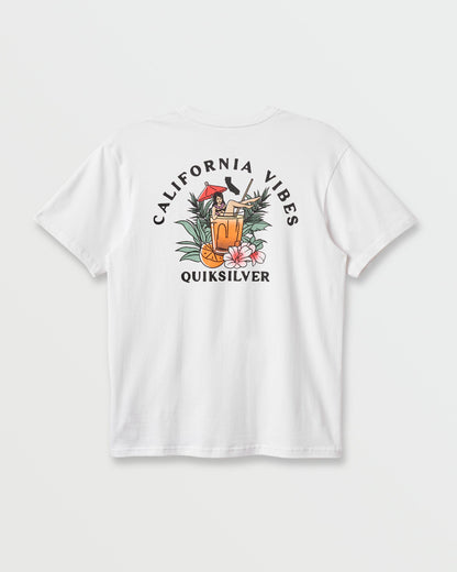 Ca California Vibes Classic T-shirt - White Quick Silver White