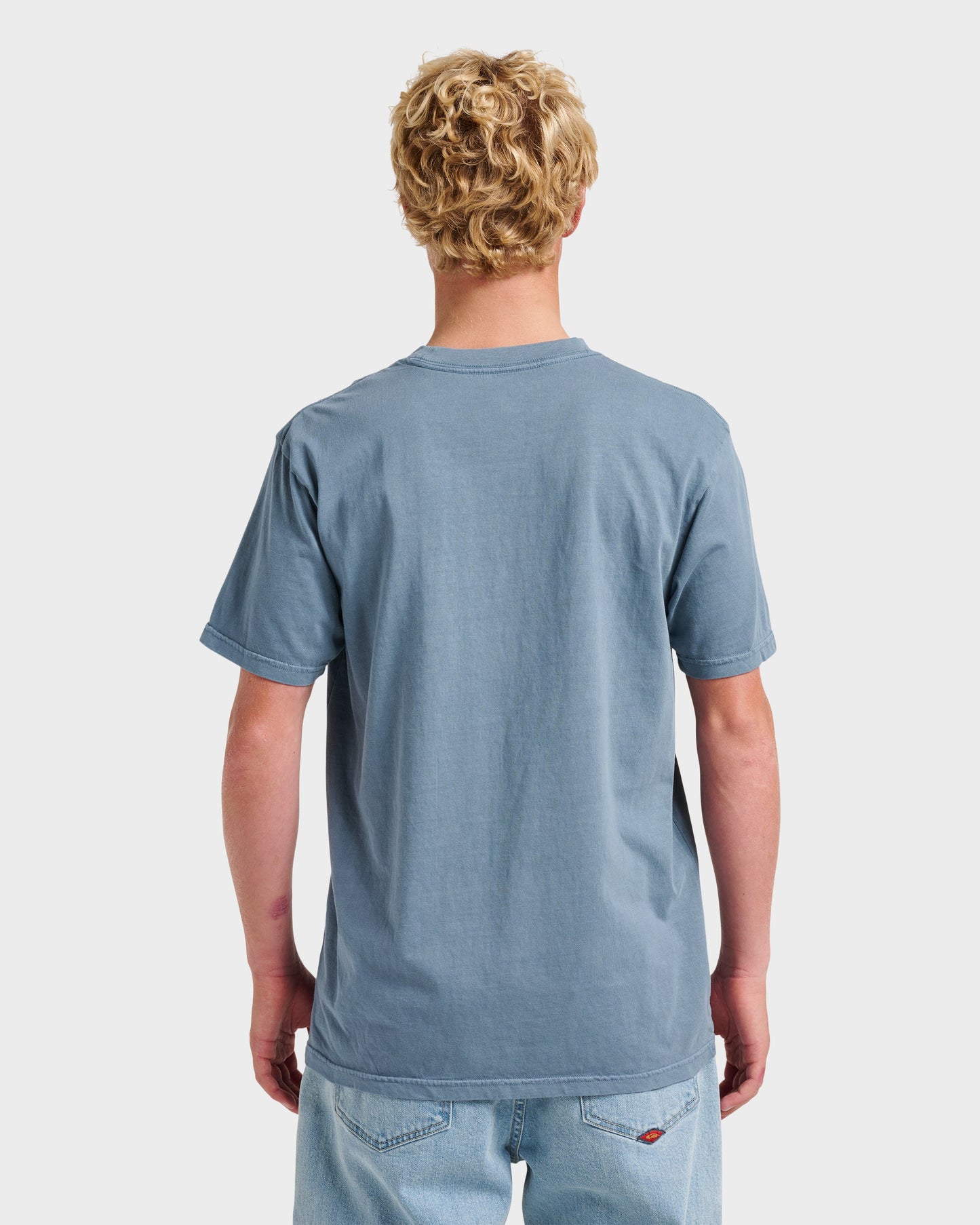 Saltwater Pocket Tee - China Blue Quick Silver China Blue
