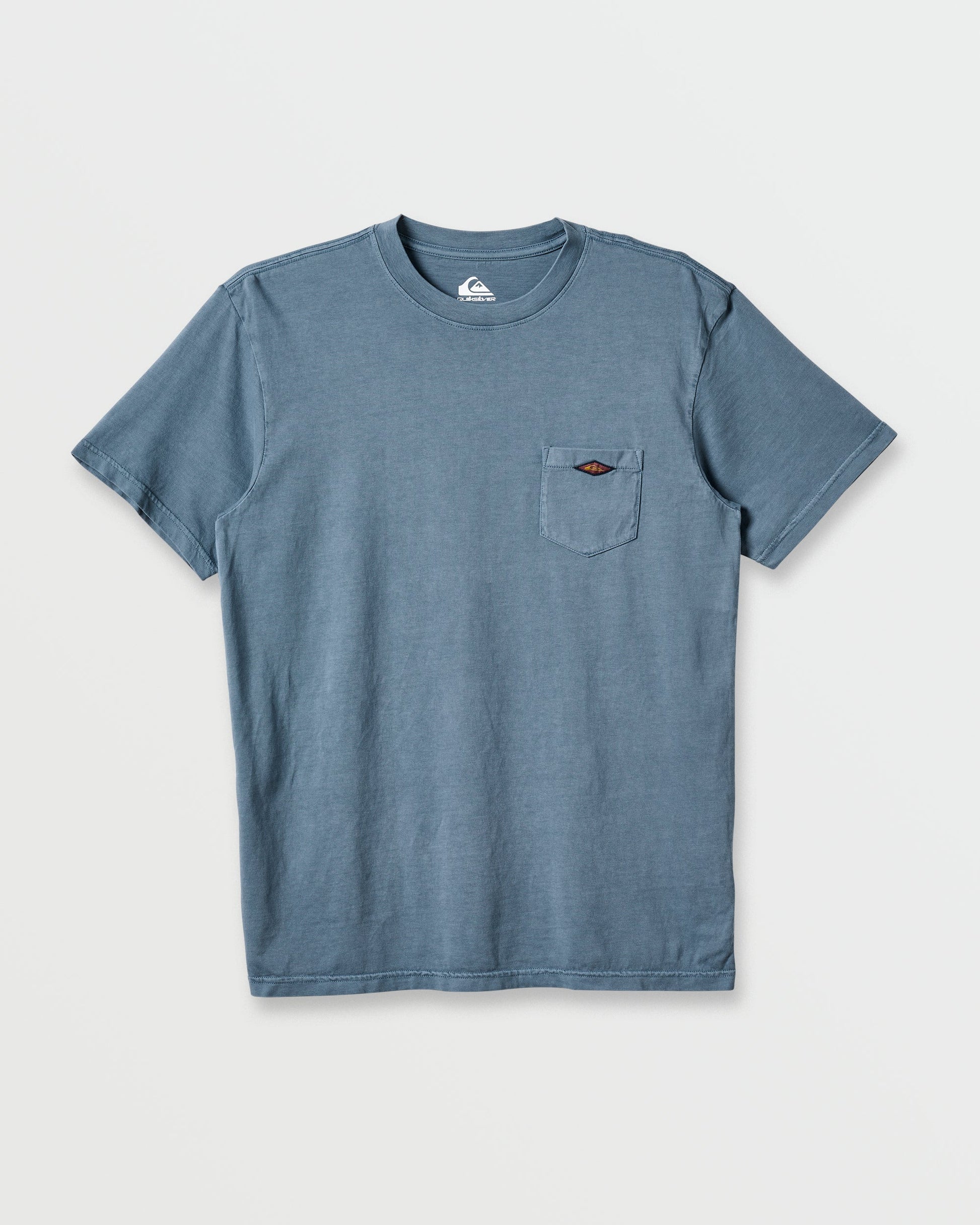 Saltwater Pocket Tee - China Blue Quick Silver China Blue
